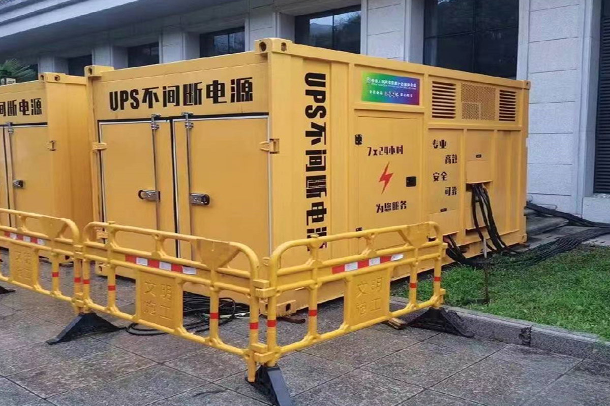 伊吾发电机租赁施工现场